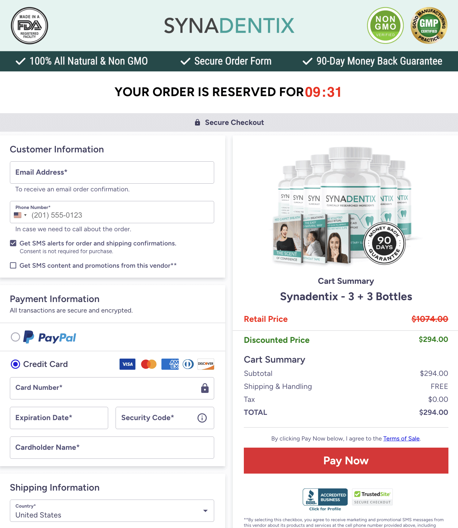 Synadentix-checkout-page-2261x4180